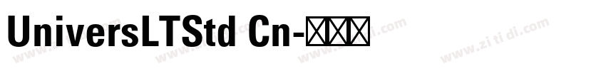 UniversLTStd Cn字体转换